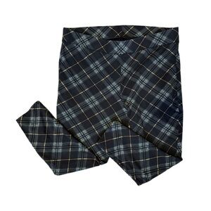 Torrid Black Plaid Leggings